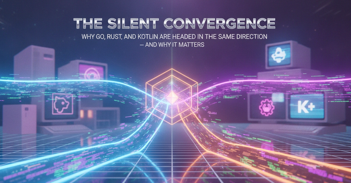 The Silent Convergence: Why Go, Rust, and Kotlin Are Headed in the Same Direction — And Why It Matters