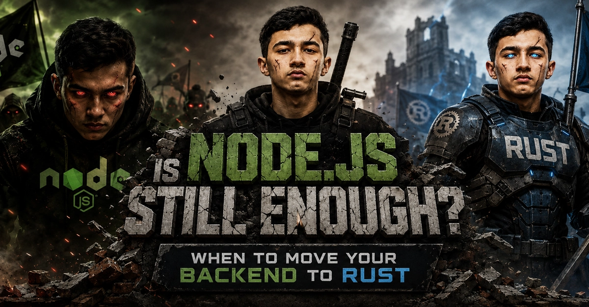 Is Node.js Still Enough? When to Move Your Backend to Rust